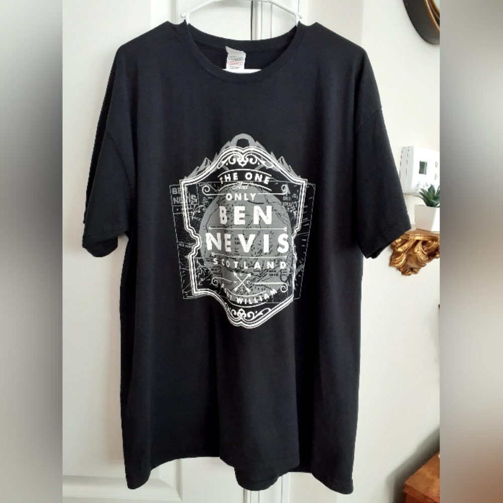 The One and Only Ben Nevis Black T-Shirt Sz XXL Scotland Mountain